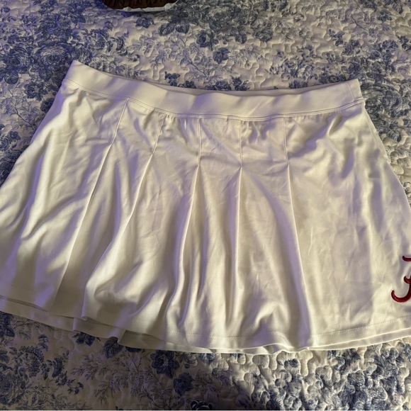Fanatics  Alabama White Skater Skirt/ skirt  with Red Accent - Picture 5 of 6